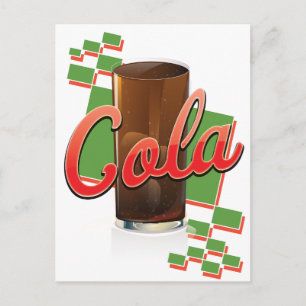Vintag Cola kommerziell Postkarte