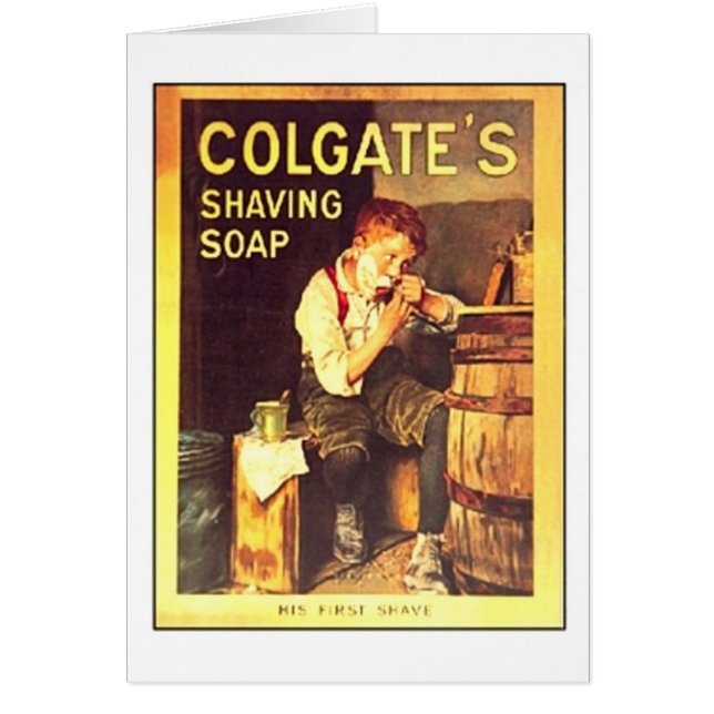 Vintag Colgate Shave Soap Bop Shave (Vorne)