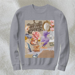Vintag Collage Art Sweatshirt