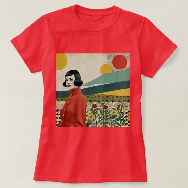 Vintag Collage T - Shirt (Design vorne)