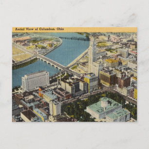Vintag Colombus, Ohio Postkarte