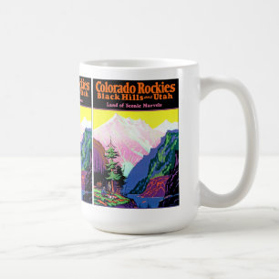 Vintag Colorado ~ Land der Landschaftlichen Wunder Kaffeetasse