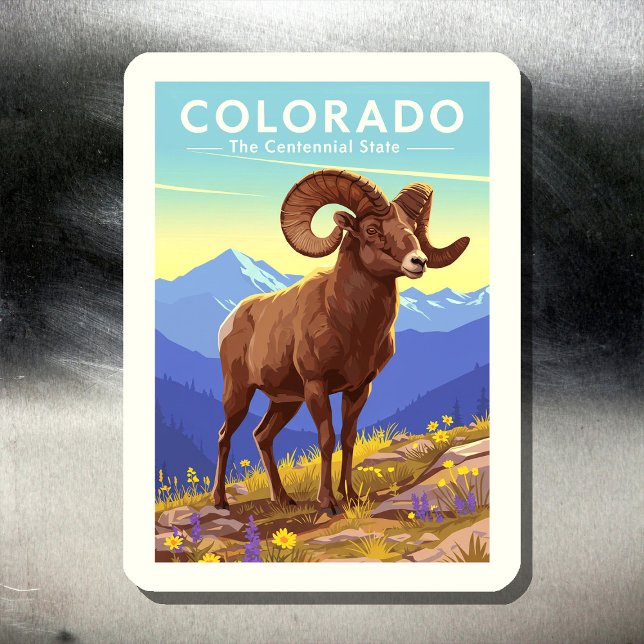 Vintag Colorado Magnet (Von Creator hochgeladen)