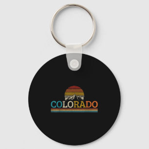 Vintag Colorado Souvenir - Mens Black Small Clic Schlüsselanhänger