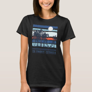 Vintag Columbus Georgia Summer 70er 80er Beach Sou T-Shirt