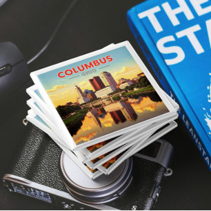 Vintag Columbus Ohio Magnet