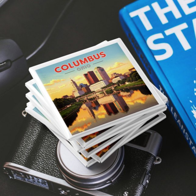 Vintag Columbus Ohio Magnet (Von Creator hochgeladen)