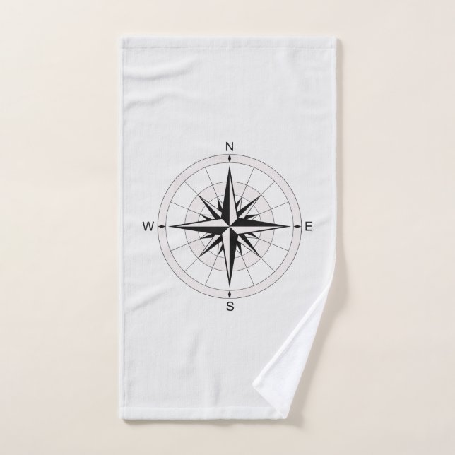 Vintag Compass-Rose   Handtuch (Handtuch)