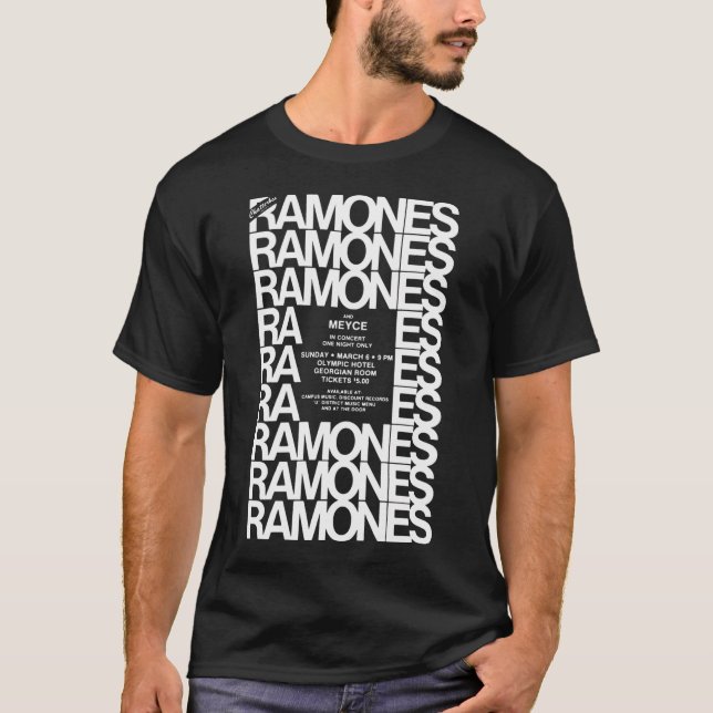 Vintag Concert Flyer T-Shirt (Vorderseite)