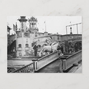 Vintag Coney Island Postkarte