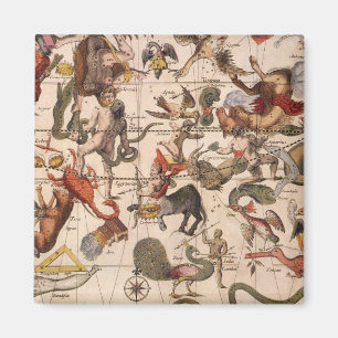 Vintag Constellation Star Map von Backer und Broen Magnet