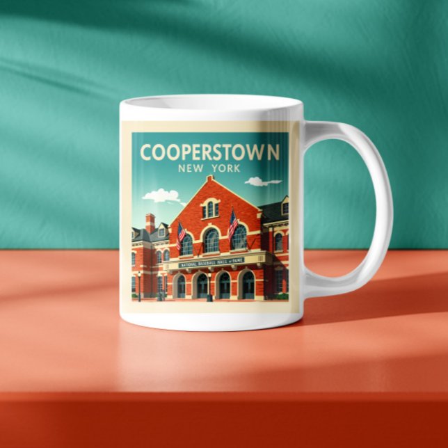 Vintag Cooperstown New York Kaffeetasse (Von Creator hochgeladen)