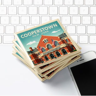 Vintag Cooperstown New York Magnet