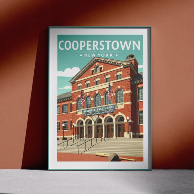 Vintag Cooperstown New York Poster (Von Creator hochgeladen)