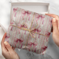 Vintag Coquette Rosa Bow Liebe Shack Geburtstag