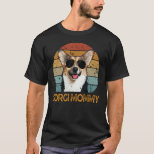 Vintag Corgi Mommy Niedlich Dog Haustier Eigentüme T-Shirt