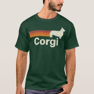 Vintag Corgi Retro Mama Vater Dog T-Shirt