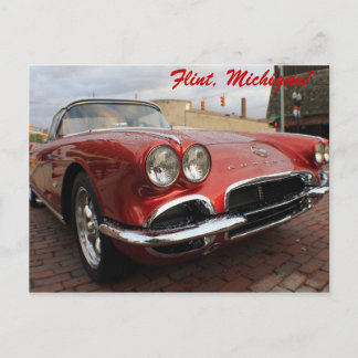Vintag Corvette Postkarte
