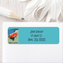 Vintag Cote d'Azur Travel Poster