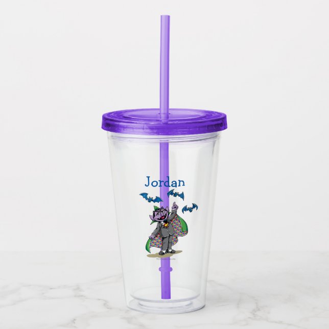 Vintag Count von Count Acryltrinkbecher (Vorderseite)