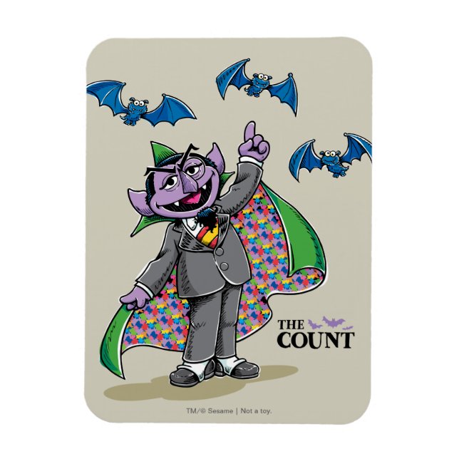 Vintag Count von Count Magnet (Vertikal)