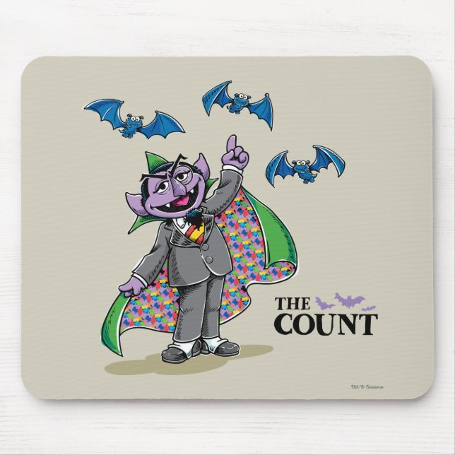 Vintag Count von Count Mousepad (Vorne)