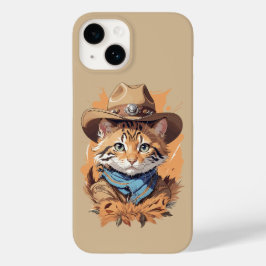 Vintag Cowboy Kitten Design Case-Mate iPhone 14 Hülle