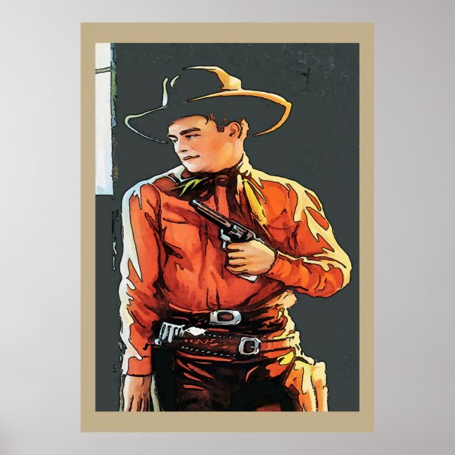 Vintag Cowboy Poster (Vorne)
