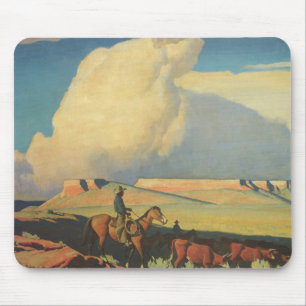 Vintag Cowboys, Open Range von Maynard Dixon Mousepad