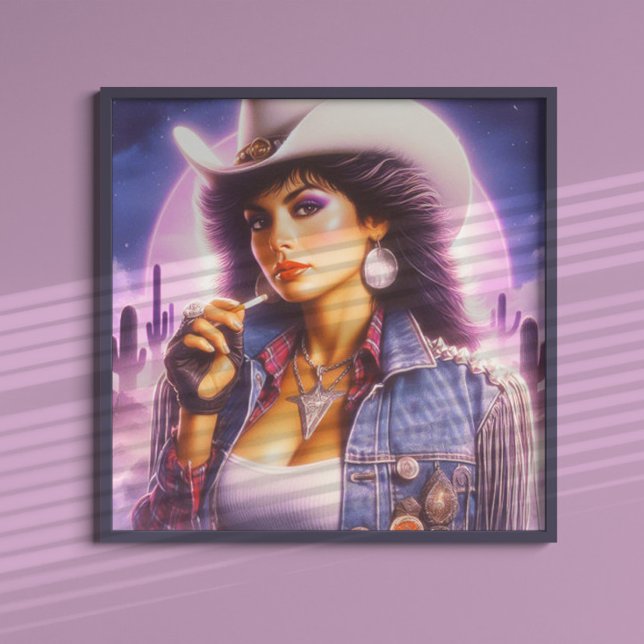 Vintag Cowgirl Poster (Von Creator hochgeladen)