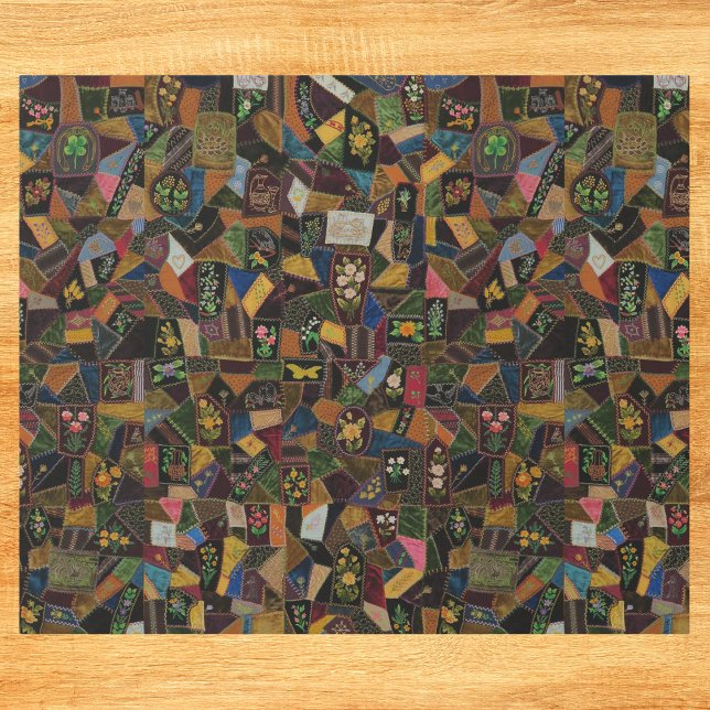 Vintag Crazy Quilt Geschenkpapier (Von Creator hochgeladen)