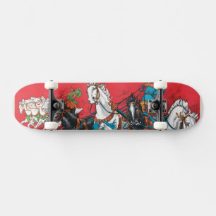 Vintag Cristiani Brothers Circus Poster Skateboard