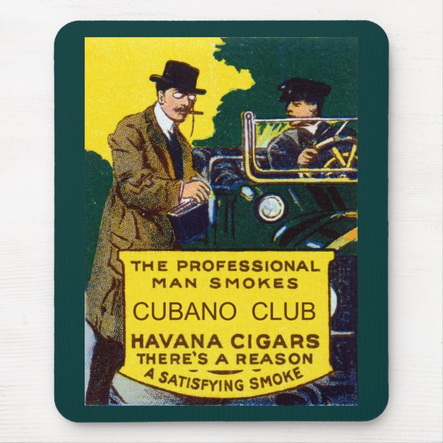 Vintag Cubano Club Cigars Mousepad (Vorne)