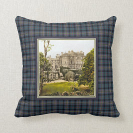 Vintag Culzean Castle Clan Kennedy Tartan Kissen