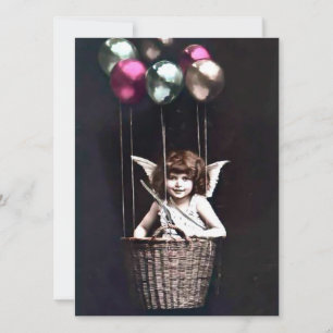 Vintag Cupid Einladung
