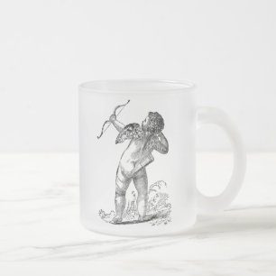 Vintag Cupid Mattglastasse