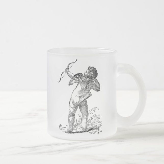 Vintag Cupid Mattglastasse (Rechts)