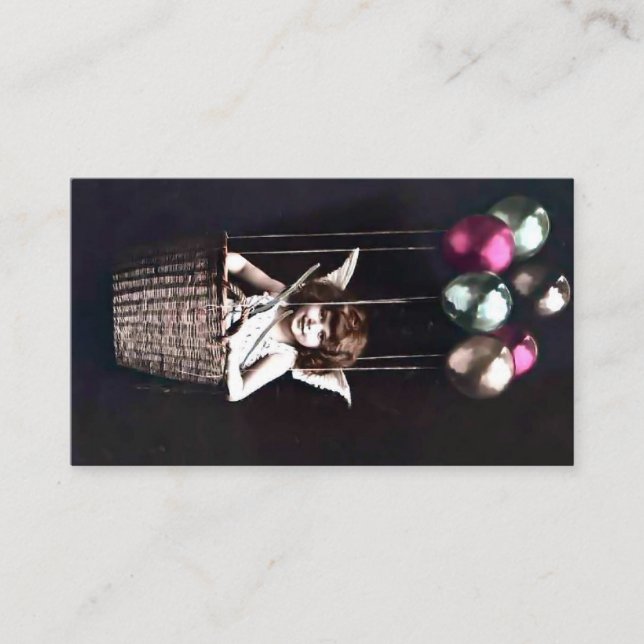 Vintag Cupid Platzkarte (Vorderseite)