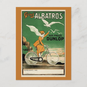 Vintag Cycles Albatros Postkarte