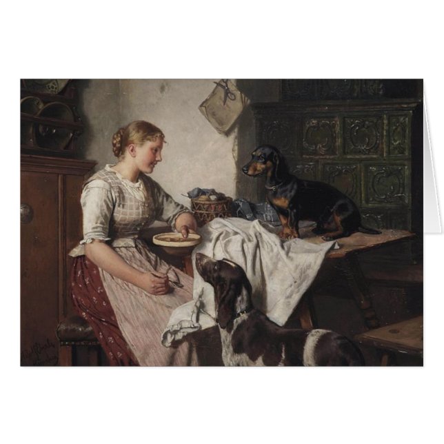 Vintag - Dackel-u. Zeiger-Hunde, (Vorderseite (Horizontal))