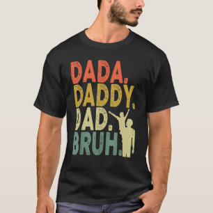 Vintag Dada Daddy Vater Bruh Vatertag Vater & Vate T-Shirt