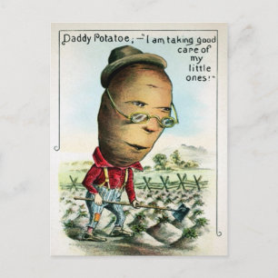 Vintag Daddy Potato Postkarte