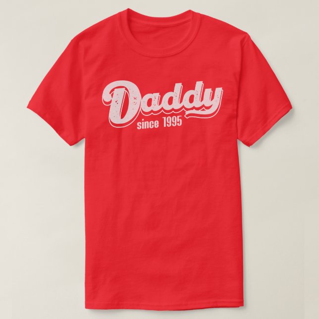 Vintag Daddy seit 1995 T-Shirt (Design vorne)