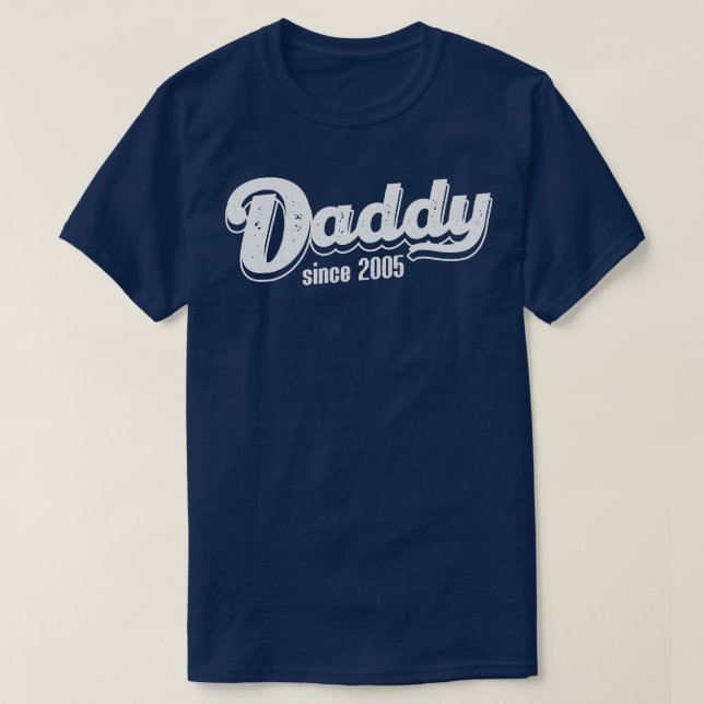 Vintag Daddy seit 2005 T-Shirt (Design vorne)