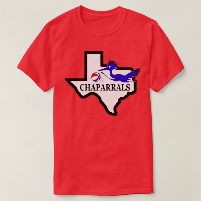 Vintag Dallas Chaparrals Basketball 1973 TShirt (Design vorne)
