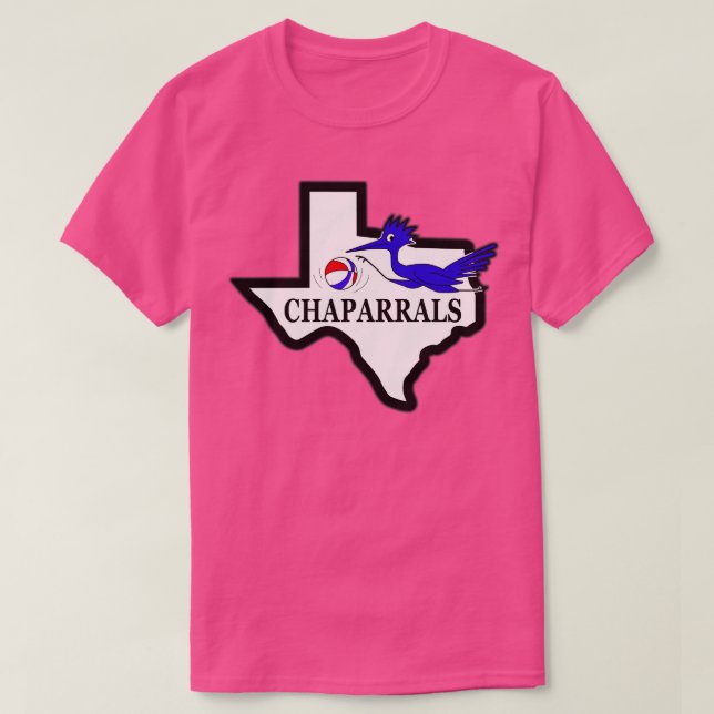 Vintag Dallas Chapparals Basketball 1973 TShirt (Design vorne)