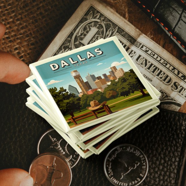 Vintag Dallas Texas Button (Von Creator hochgeladen)