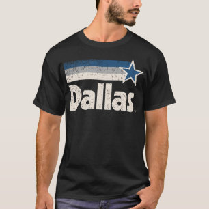 Vintag Dallas Texas City Strong Dallas Tx Blue St T-Shirt