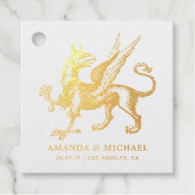 Vintag Damask Griffon