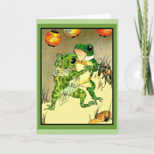 Vintag - Dancing Frog Couple, Karte